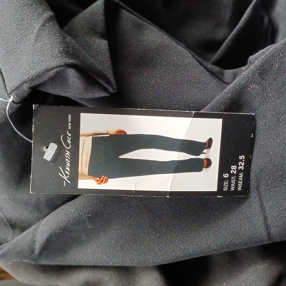 Kenneth Cole Black "Amanda" Pant NEW- Sz. 6 - Picture 4 of 10